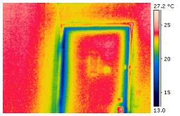 Cold air leak around door frame Cold air leak around doorframe