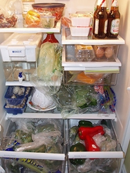 A well stocked fridge
